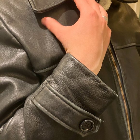 Dimitri Couture Vintage Montreal made Leather Jacket - Picture 4 of 7